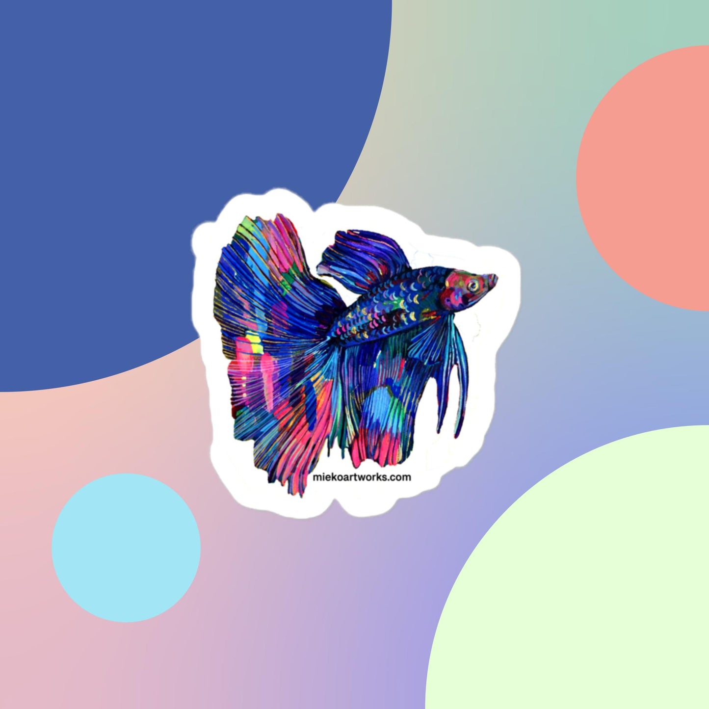 Betta Fish stickers