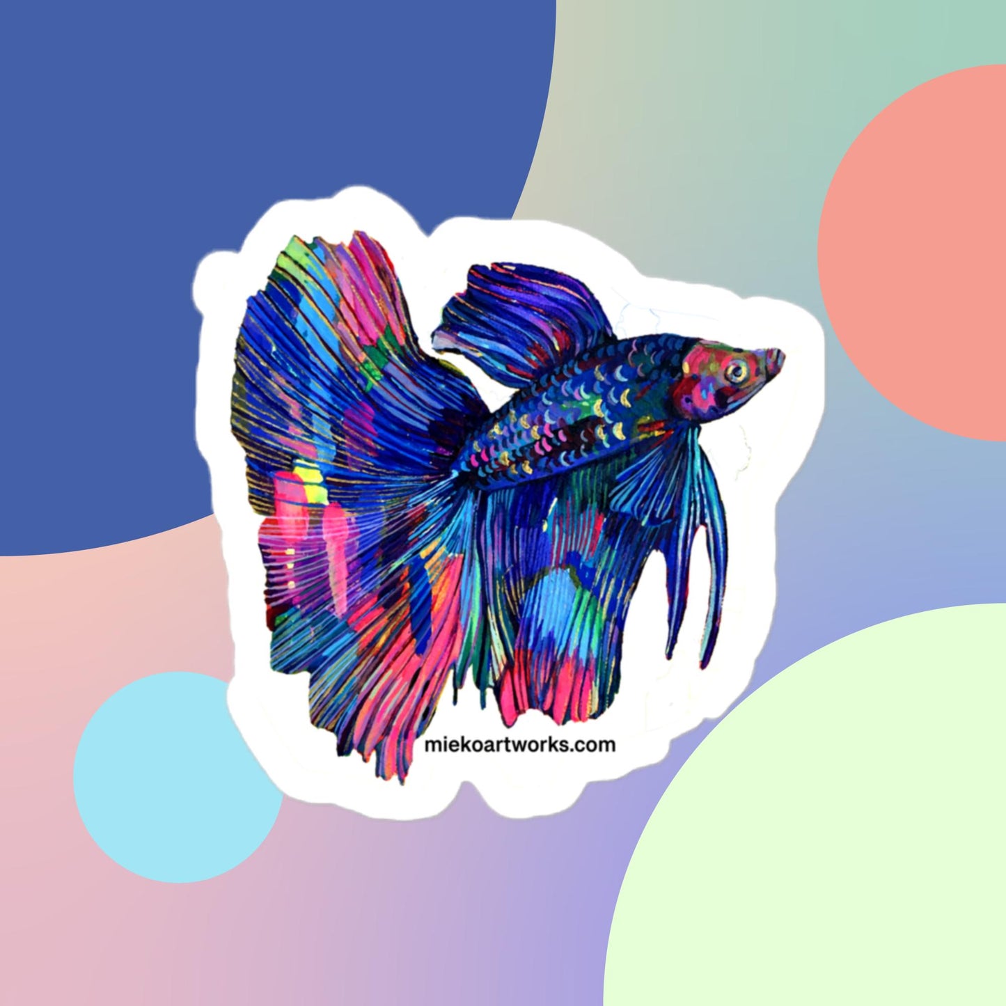 Betta Fish stickers