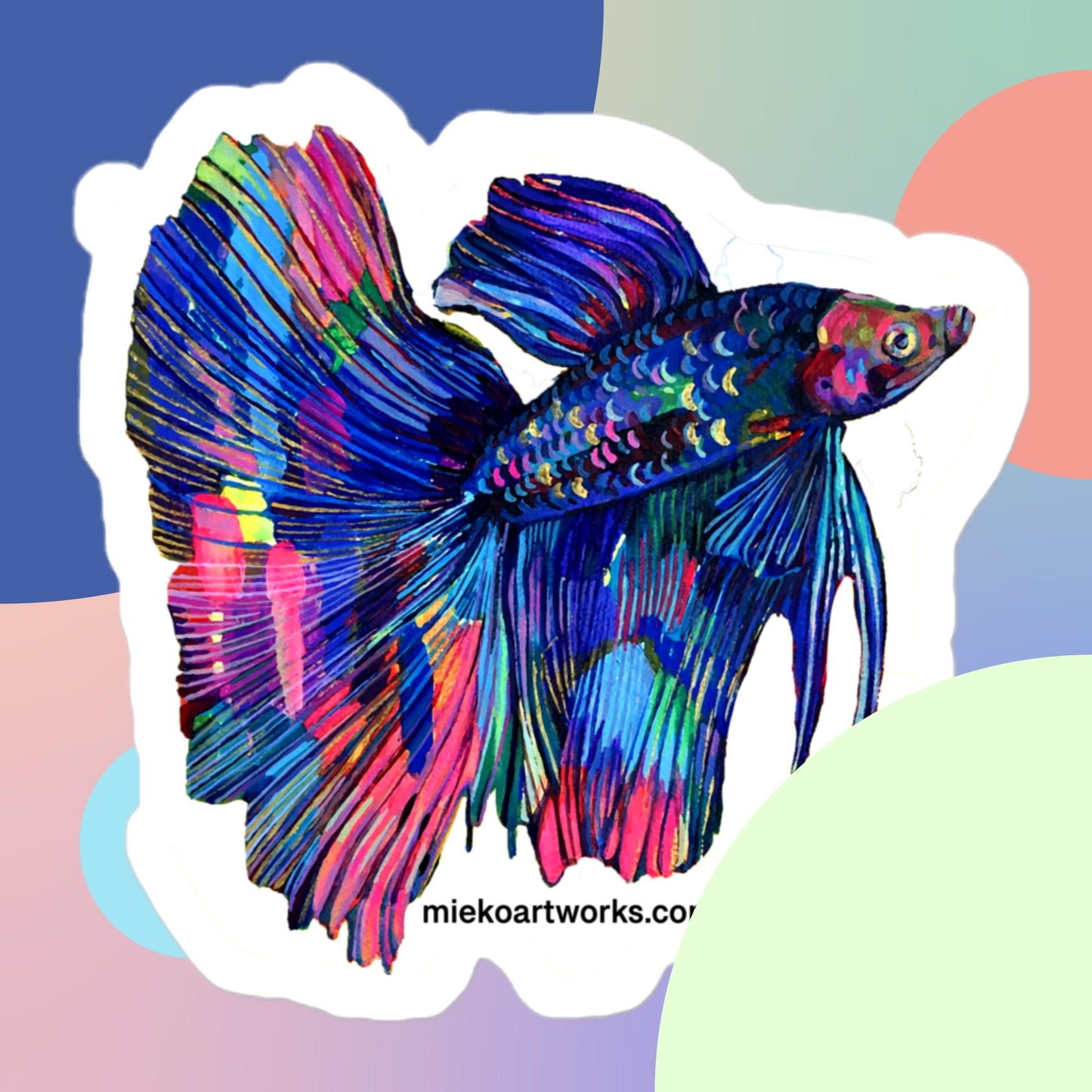 Betta Fish stickers
