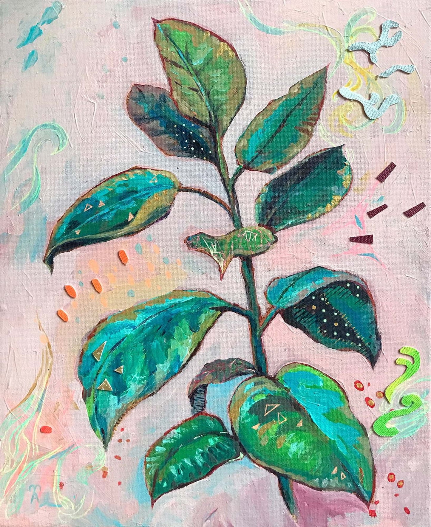 Rubber Tree Green