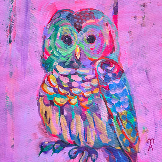 Colorful Hoot Hoot